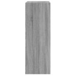 vidaXL Botník sivý sonoma 60x34x96,5 cm kompozitné drevo – Obrázok 6