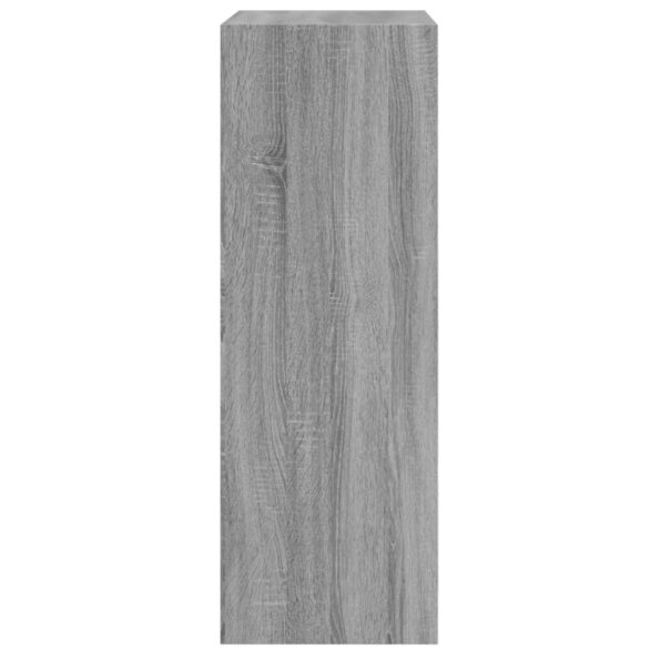 vidaXL Botník sivý sonoma 60x34x96,5 cm kompozitné drevo – Obrázok 6