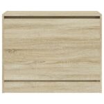 vidaXL Botník dub sonoma 80x34x63 cm spracované drevo – Obrázok 5