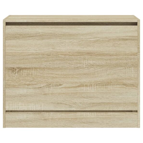 vidaXL Botník dub sonoma 80x34x63 cm spracované drevo – Obrázok 5