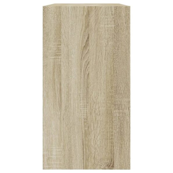 vidaXL Botník dub sonoma 80x34x63 cm spracované drevo – Obrázok 6
