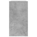 vidaXL Botník betónovo sivý 80x34x63 cm spracované drevo – Obrázok 6