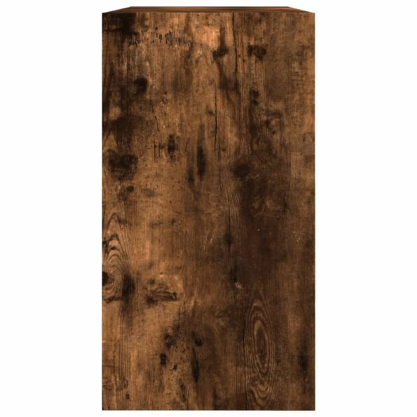 vidaXL Botník dymový dub 80x34x63 cm spracované drevo – Obrázok 6