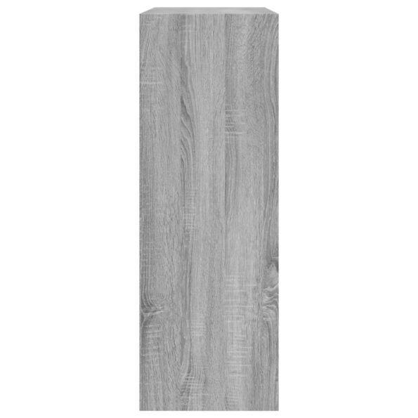 vidaXL Botník sivý sonoma 80x34x96,5 cm kompozitné drevo – Obrázok 6