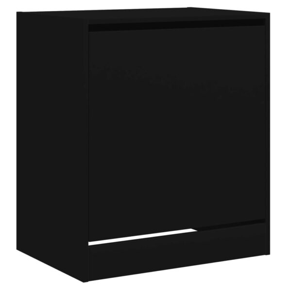 vidaXL Botník čierny 60x42x69 cm spracované drevo – Obrázok 4