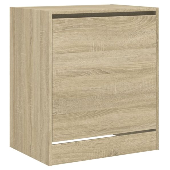 vidaXL Botník dub sonoma 60x42x69 cm spracované drevo – Obrázok 4
