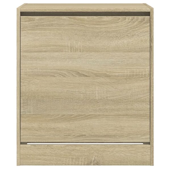 vidaXL Botník dub sonoma 60x42x69 cm spracované drevo – Obrázok 5