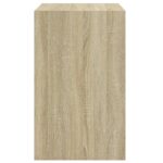 vidaXL Botník dub sonoma 60x42x69 cm spracované drevo – Obrázok 6