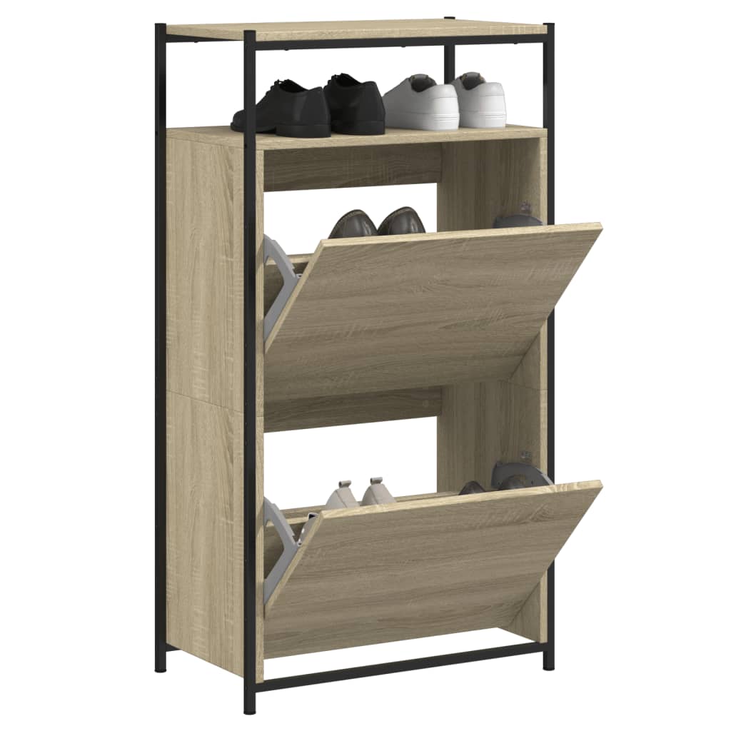 VXL8721012382664_m_en_hd_1.jpg vidaXL Botník dub sonoma 60x34x112 cm kompozitné drevo – Obrázok 1
