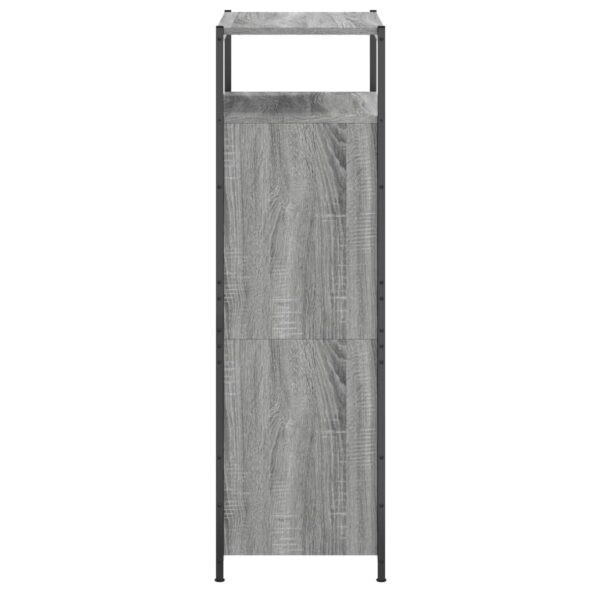 vidaXL Botník sivý dub sonoma 60x34x112 cm kompozitné drevo – Obrázok 6