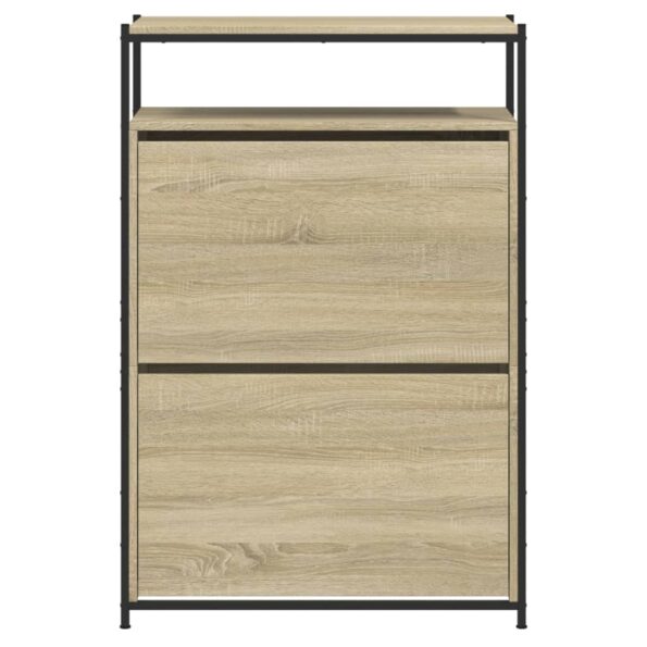 vidaXL Botník dub sonoma 75x34x112 cm kompozitné drevo – Obrázok 5