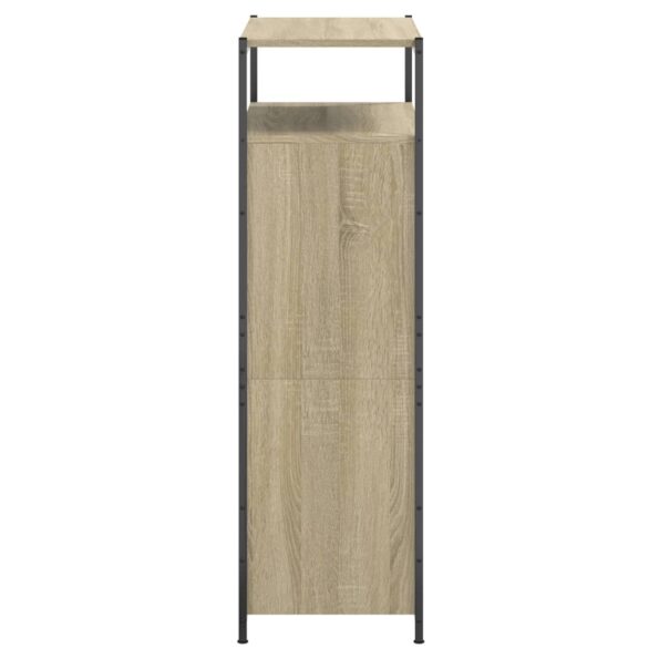 vidaXL Botník dub sonoma 75x34x112 cm kompozitné drevo – Obrázok 6
