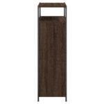 vidaXL Botník hnedý dub 75x34x112 cm kompozitné drevo – Obrázok 6