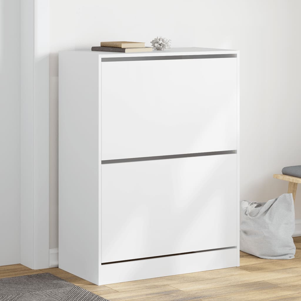 VXL8721012385931_m_en_hd_1.jpg vidaXL Botník s 2 výklopnými zásuvkami biely 80x42x108 cm – Obrázok 1