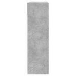 vidaXL Botník s 2 výklopnými zásuvkami betónový sivý 80x34x116 cm – Obrázok 7