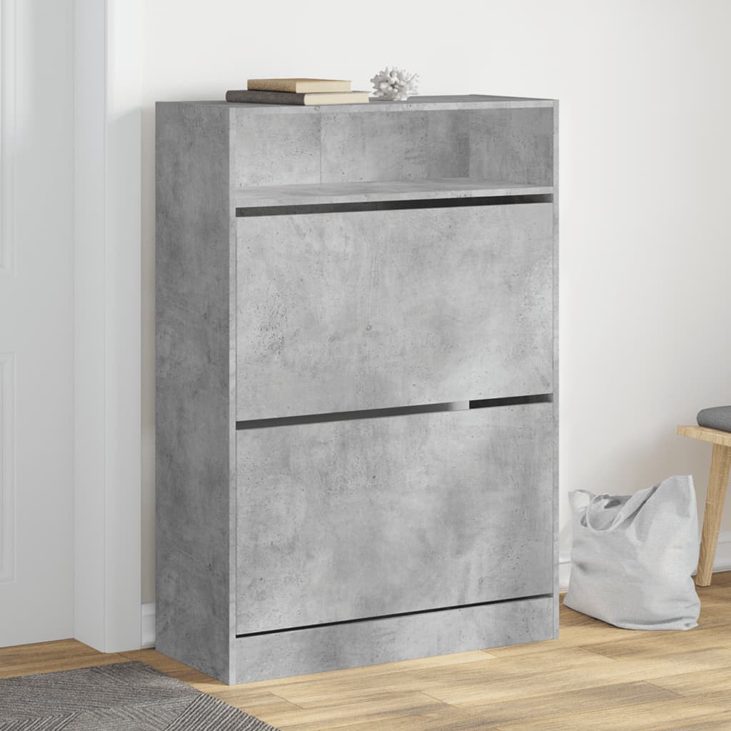 VXL8721012386037_m_en_hd_1.jpg vidaXL Botník s 2 výklopnými zásuvkami betónový sivý 80x34x116 cm – Obrázok 1