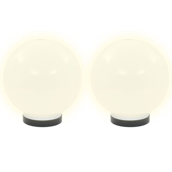 vidaXL LED lampy v tvare gule 2 ks, 20 cm, PMMA – Obrázok 3