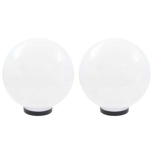 vidaXL LED lampy v tvare gule 2 ks, 30 cm, PMMA – Obrázok 2