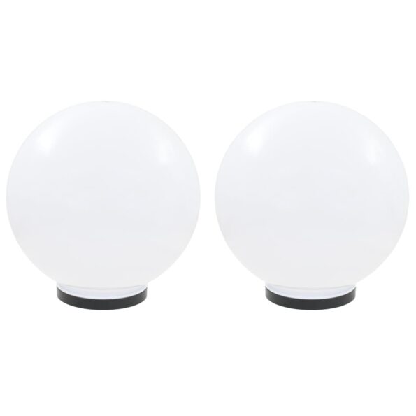 vidaXL LED lampy v tvare gule 2 ks, 40 cm, PMMA – Obrázok 2