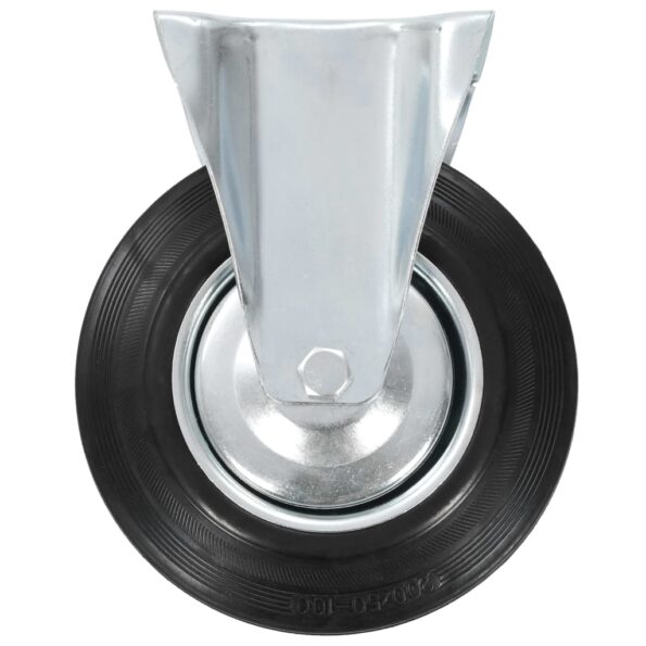 vidaXL Pevné kolieska 4 ks 200 mm – Obrázok 4