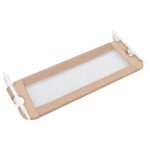 vidaXL Zábrana na detskú posteľ, sivohnedá 102x42 cm, polyester – Obrázok 4