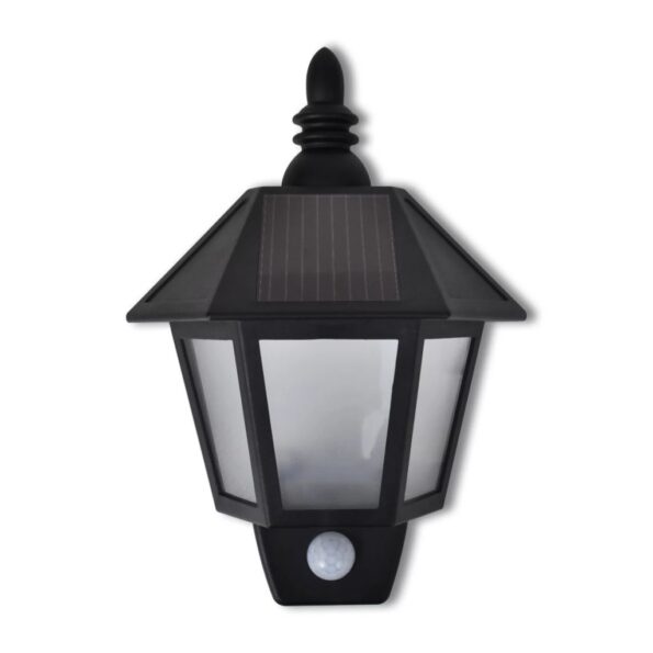 Nástenná solárna lampa s pohybovým senzorom 2 ks – Obrázok 3