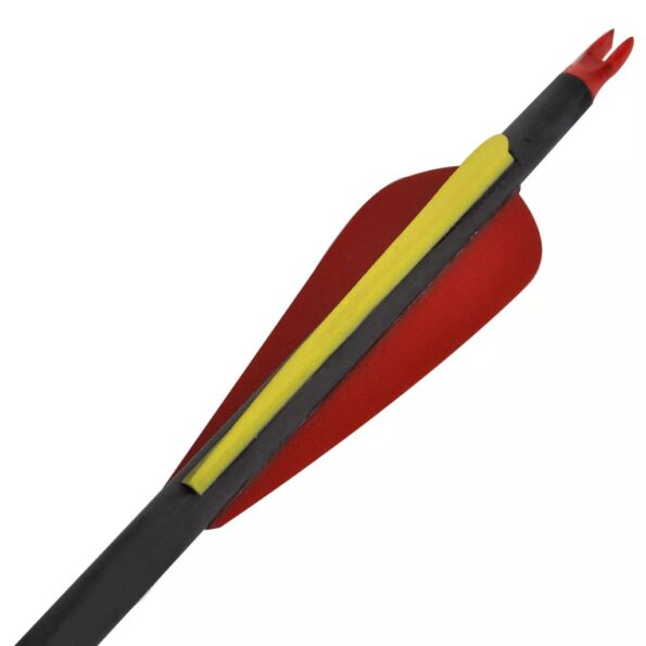 Štandardné šípy na reflexný luk 30" 0,6 cm, karbón 12 ks – Obrázok 3