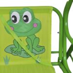 vidaXL Zelená detská hojdačka – Obrázok 4