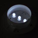 vidaXL Vonkajšie solárne plotové lampy 12 ks LED biele – Obrázok 3