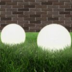 vidaXL LED lampy v tvare gule 4 ks 20 cm PMMA – Obrázok 2