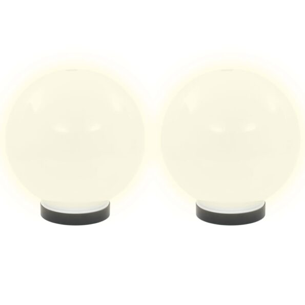 vidaXL LED lampy v tvare gule 4 ks 20 cm PMMA – Obrázok 3