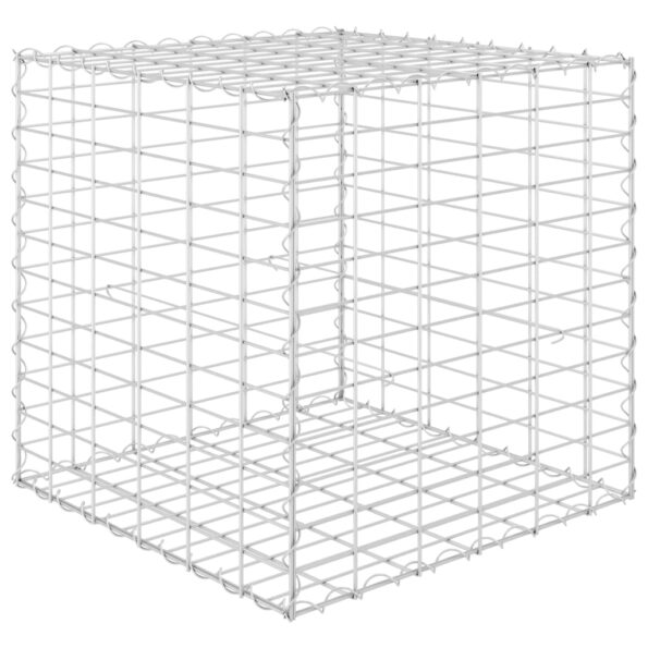 vidaXL Gabiónový vyvýšený záhon kocka 60x60x60 cm oceľový drôt – Obrázok 2