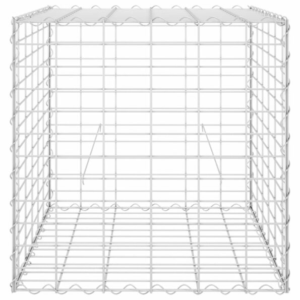vidaXL Gabiónový vyvýšený záhon kocka 60x60x60 cm oceľový drôt – Obrázok 3