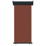 vidaXL Bočná markíza na balkón 80x250 cm, hnedá – Obrázok 2