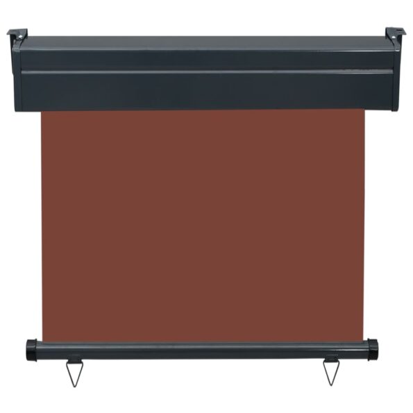 vidaXL Bočná markíza na balkón 80x250 cm, hnedá – Obrázok 4