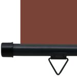 vidaXL Bočná markíza na balkón 80x250 cm, hnedá – Obrázok 8