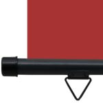 vidaXL Bočná markíza na balkón 145x250 cm, červená – Obrázok 8