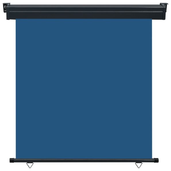 vidaXL Bočná markíza na balkón 165x250 cm, modrá – Obrázok 2