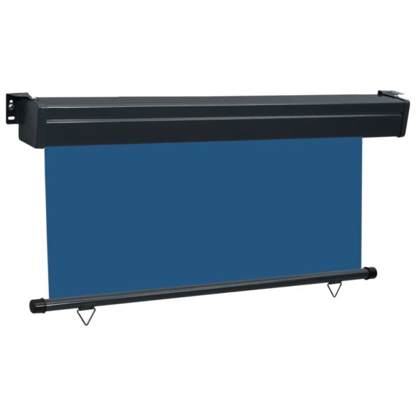 vidaXL Bočná markíza na balkón 165x250 cm, modrá – Obrázok 3