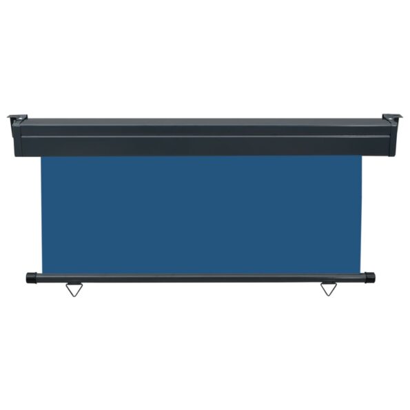 vidaXL Bočná markíza na balkón 165x250 cm, modrá – Obrázok 4