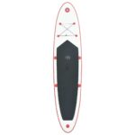 vidaXL Nafukovací Stand up paddleboard s plachtou, červeno biely – Obrázok 5