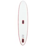 vidaXL Nafukovací Stand up paddleboard s plachtou, červeno biely – Obrázok 6