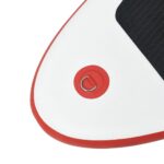 vidaXL Nafukovací Stand up paddleboard s plachtou, červeno biely – Obrázok 8