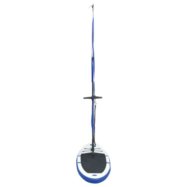 vidaXL Nafukovací Stand up paddleboard s plachtou, modro biely – Obrázok 4