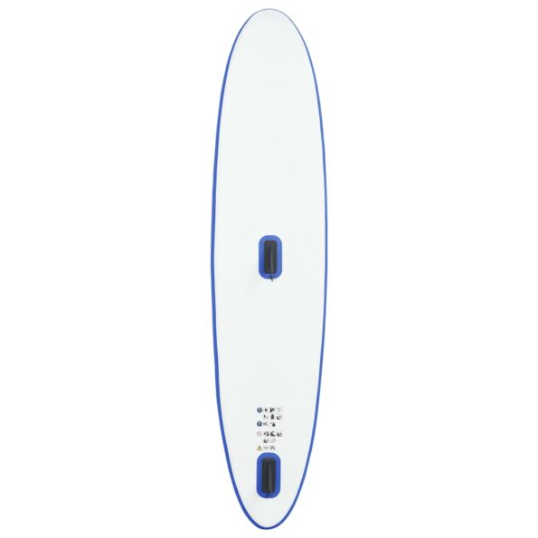 vidaXL Nafukovací Stand up paddleboard s plachtou, modro biely – Obrázok 6