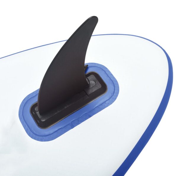 vidaXL Nafukovací Stand up paddleboard s plachtou, modro biely – Obrázok 7