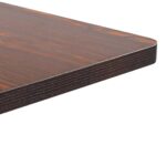 vidaXL Bistro stolík tmavohnedý 60x60 cm MDF – Obrázok 3