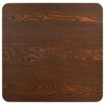 vidaXL Bistro stolík tmavohnedý 60x60 cm MDF – Obrázok 4