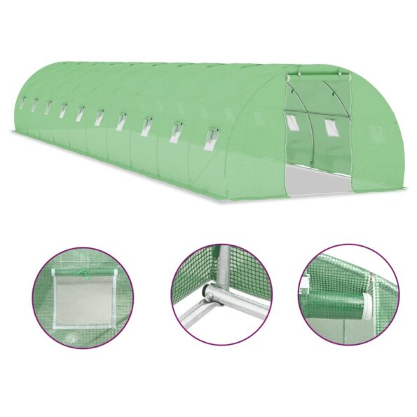 vidaXL Skleník 45 m² 15x3x2 cm – Obrázok 2