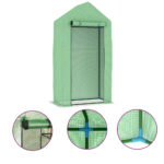 vidaXL Skleník s oceľovým rámom 1x0,5x1,9 m 0,5 m² – Obrázok 2